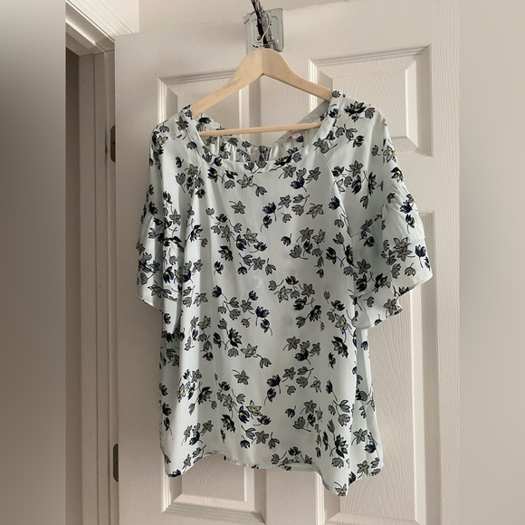 LOFT Tops - LOFT Floral Blouse Large